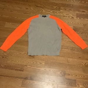 Vintage Mexx Orange and Grey sweater